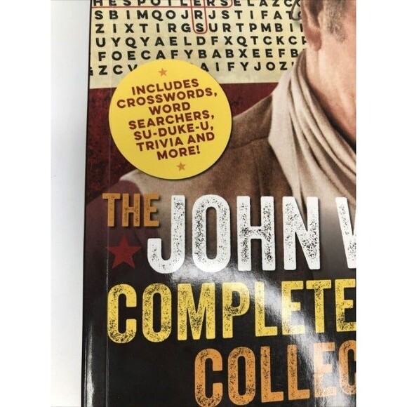 The John Wayne Complete Puzzle Collection-Crosswords,Word Searches,Trivia & MORE - Picture 2 of 6